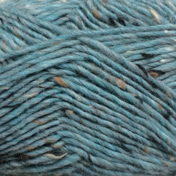 Lama Tweed 6429 Turkisblå 